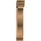 Ekena Millwork Funston Traditional Smooth Bracket w/ Offset Brace, Western Red Cedar, 7 1/2"W x 34"D x 42"H BKT0806X34X42FST01SWR - alternate 4